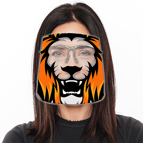 animal print face shield